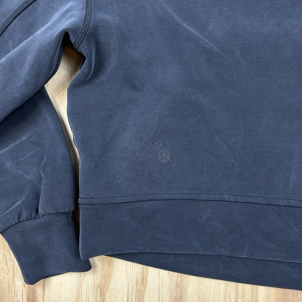 Lululemon Softstreme Hoodie Women's 4 Black W3HMVS Pullover Sweatshirt Athleisur